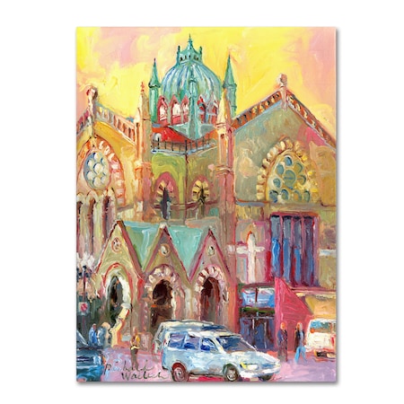 Trademark Fine Art Richard Wallich 'Boston 2' Canvas Art, 24x32 ALI0325-C2432GG